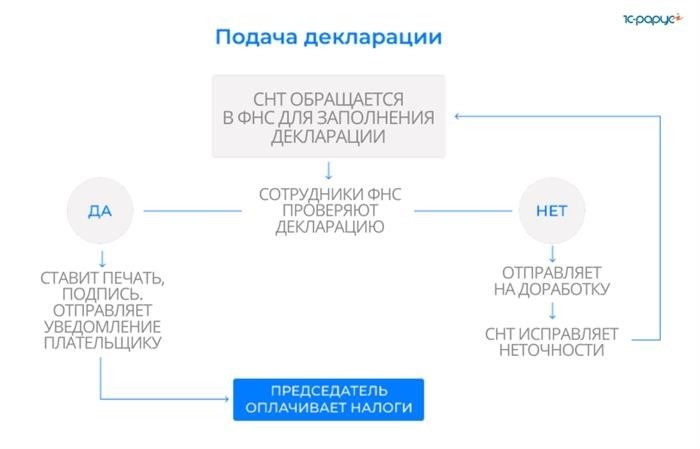 Порядок предоставления декларации Садоводческого некоммерческого товарищества